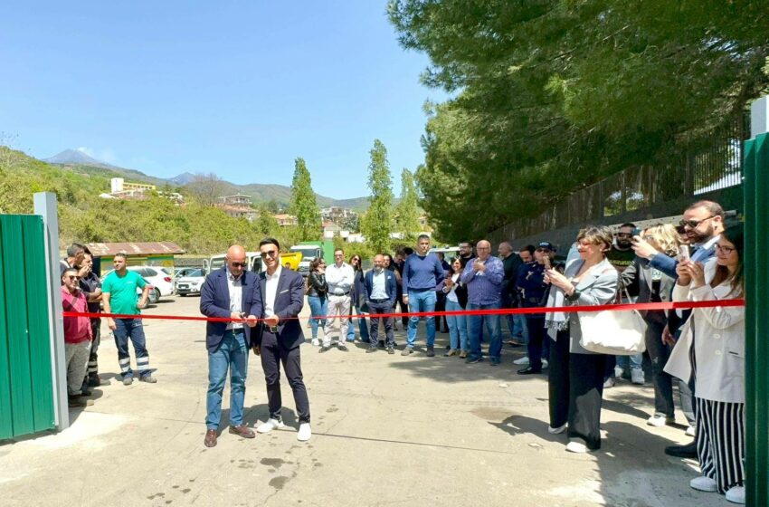  Rifiuti, l’isola ecologica di Zafferana Etnea riapre cinque anni dopo