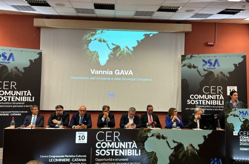  Ambiente, a Catania il convegno sulle Comunità Energetiche Rinnovabili