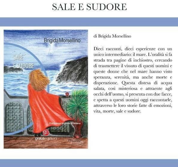  Sale e sudore: presto nelle librerie i racconti di Brigida Morsellino