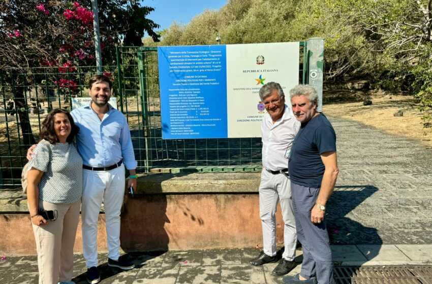  Catania, la sorgente Leucatia utilizzata per irrigare il Parco Gioeni