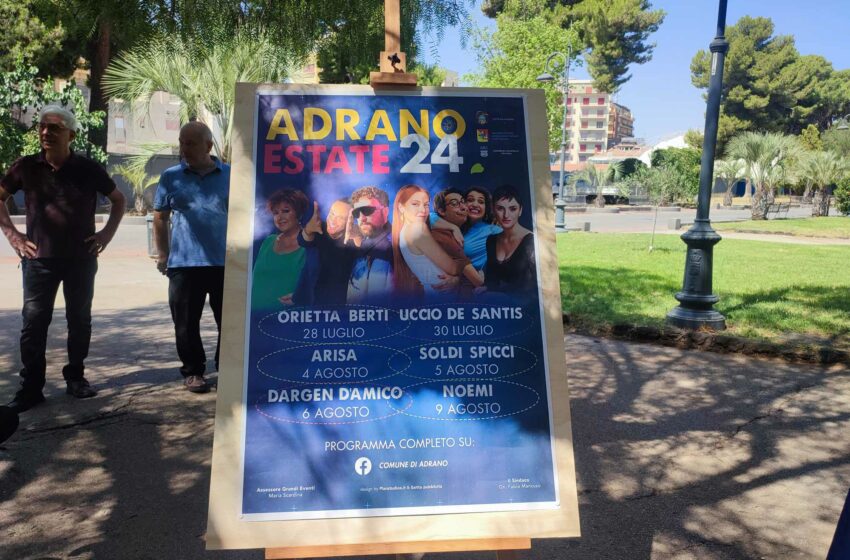  Adrano estate 2024: presentato il cartellone